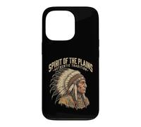 Carcasa para iPhone 13 Pro Espíritu de Las Llanuras Tradición Auténtica Jefe Indígena