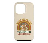 Carcasa para iPhone 13 Pro Estamos Todos Juntos como rehenes Bunny Birds Retro 2