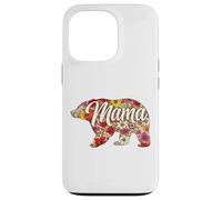 Carcasa para iPhone 13 Pro Estampado Floral Vintage de Mama Bear, Bohemio Salvaje