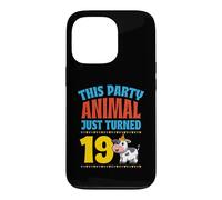 Carcasa para iPhone 13 Pro Este Animal de Fiesta Acaba de Cumplir 19 años con temática de Vaca