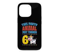 Carcasa para iPhone 13 Pro Este Animal de Fiesta Acaba de Cumplir 6 años con temática de Vaca