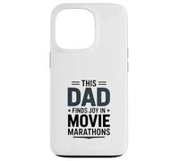 Carcasa para iPhone 13 Pro Este papá Encuentra alegría en el Cine de maratones de Cine