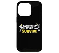 Carcasa para iPhone 13 Pro Estilo de crianza Sobrevive Funny Parent Reality Identity