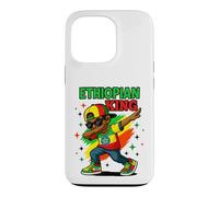 Carcasa para iPhone 13 Pro Estilo Rey etíope Dab con Colores Nacionales para niños y niños