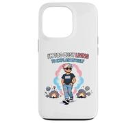 Carcasa para iPhone 13 Pro Estoy Demasiado Ocupado VIVIENDO para Explicar EL Orgullo Trans