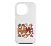 Carcasa para iPhone 13 Pro Fall Mama Patchwork Style Hojas de otoño Calabaza