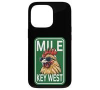 Carcasa para iPhone 13 Pro Familia de Fuentes Key West Florida Rooster Chicken Mile Zero Marker