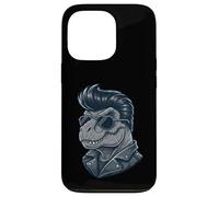 Carcasa para iPhone 13 Pro Fantásticos Tonos de Estilo Rock Roll Retro Tipo Dinosaurio T-Rex