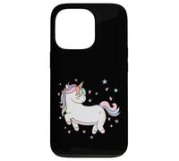 Carcasa para iPhone 13 Pro Fantasy Horse Unicorn está Enamorado