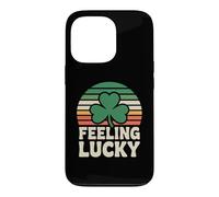 Carcasa para iPhone 13 Pro Feeling Lucky Retro Casino Humor St Patricks Day Vibes