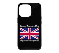 Carcasa para iPhone 13 Pro Feliz día de traición Campesinos coloniales ingratos, 4 de Julio