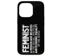 Carcasa para iPhone 13 Pro Feminista Social Política Igualdad Económica Sexos Feminismo