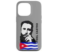 Carcasa para iPhone 13 Pro Fidel Castro Cuba Revolution cigarro Demo Bandera