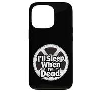 Carcasa para iPhone 13 Pro Filmmaker Editor Horror Movie I'Ll Sleep When I'm Dead