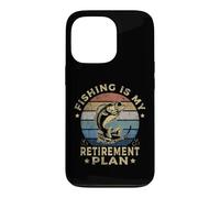 Carcasa para iPhone 13 Pro Fishing Is My Retirement Plan Cool Fishing Graphic Fisherman