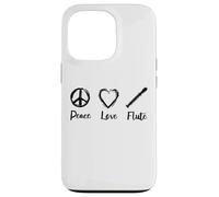 Carcasa para iPhone 13 Pro Flautista Amor Flauta Profesor Aerófono