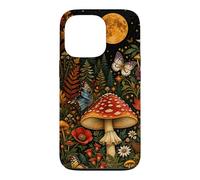 Carcasa para iPhone 13 Pro Flora Botánica Seta Amanita Naturaleza