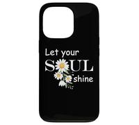 Carcasa para iPhone 13 Pro Floral Daisy Flower, Inspirational, Let Your Soul Shine