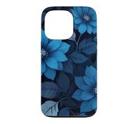 Carcasa para iPhone 13 Pro Flores Azul Oscuro Midnight Floral