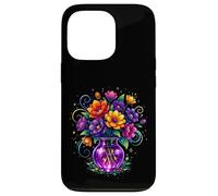 Carcasa para iPhone 13 Pro Flores místicas Beltane Bendiciones May Day Pagan Witchy