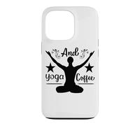 Carcasa para iPhone 13 Pro Flujo de Amanecer Sereno y Vibraciones de café de Yoga