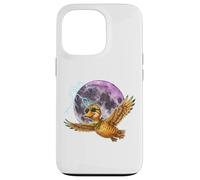 Carcasa para iPhone 13 Pro Flying Duck Moon Night Bird Cute Duck Graphics
