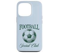 Carcasa para iPhone 13 Pro Football Social Club Balón de fútbol Diseño de Estilo Vintage