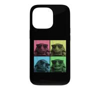 Carcasa para iPhone 13 Pro Fotomatón Eastern Box Turtle Pop Art Divertido para Amantes de Las Tortugas