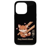 Carcasa para iPhone 13 Pro Foxy Snack Attack Kawaii Fox