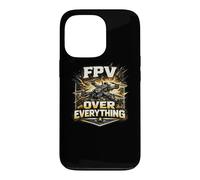 Carcasa para iPhone 13 Pro FPV Over Everything Drone Quad Pilot Gold Vintage Gift