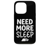 Carcasa para iPhone 13 Pro French Bulldog Need More Sleep Frenchie Gifts