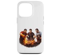 Carcasa para iPhone 13 Pro Friends Fire Grill Brotherhood Cocinando Juntos