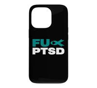 Carcasa para iPhone 13 Pro FU PTSD Awareness - Camiseta de Manga Corta, diseño con Texto en inglés