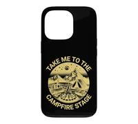 Carcasa para iPhone 13 Pro Fun Folk Music Camping Trip Take Me To The Campfire Stage
