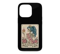 Carcasa para iPhone 13 Pro Funny 40th Birthday Skeleton Tarot Card Retro Gothic Graphic
