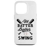 Carcasa para iPhone 13 Pro Funny Baseball Batter Batter Swing Hey Game Day Baseball Mom