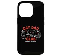 Carcasa para iPhone 13 Pro Funny Cat Dad Club Mima a Tus Gatos