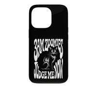 Carcasa para iPhone 13 Pro Funny Cat Owner 3AM Zoomies Judge Me Now Retro