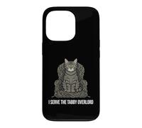 Carcasa para iPhone 13 Pro Funny Cat Owner I Serve The Tabby Overlord
