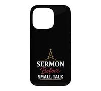 Carcasa para iPhone 13 Pro Funny Church Sunday Sermón Humor Cristiano Domingo Estado de ánimo