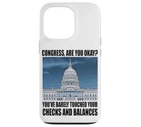 Carcasa para iPhone 13 Pro Funny Congress US Capitol Politics Joke Washington DC Humor