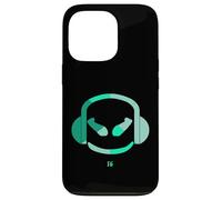 Carcasa para iPhone 13 Pro Funny DJ SmilingFace Multicolores Verde Olive|Turquesa