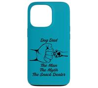 Carcasa para iPhone 13 Pro Funny Dog Dad The Man Myth Snack Dealer