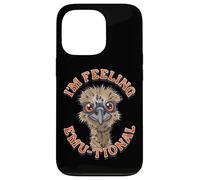 Carcasa para iPhone 13 Pro Funny Emu I’m Feeling Emu-tional Emu Pun