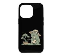 Carcasa para iPhone 13 Pro Funny Frog Bonsai Gardening Japanese Style Plant Lover