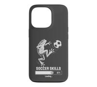 Carcasa para iPhone 13 Pro Funny Frog FÚTBOL Habilidades Cargando Kick Off Club Juego En Coach