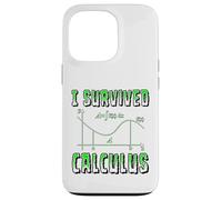 Carcasa para iPhone 13 Pro Funny I Survived Calculus Escuela de Matemáticas