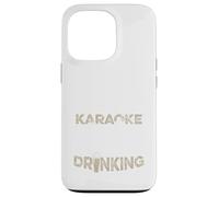 Carcasa para iPhone 13 Pro Funny Karaoke Singer Bar Music Lover Singing Drinking Bar