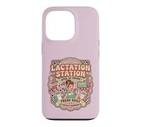 Carcasa para iPhone 13 Pro Funny Lactation Station, Lactating Mothers Breastfeeding Mom