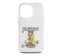 Carcasa para iPhone 13 Pro Funny Math Teacher Teacher Appreciation Back to School